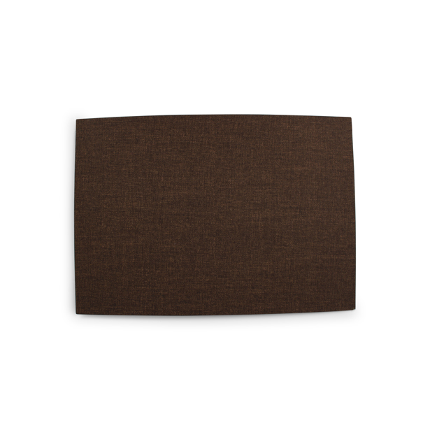 S|P Collection Placemat 43x30cm bruin fabric look Dinner (Set van 4)