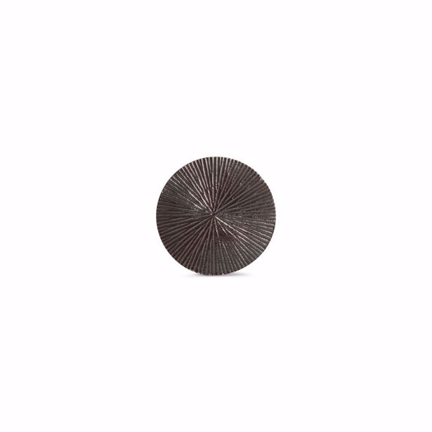 Salt & Pepper - Glasonderzetter 10cm geribbeld zwart Charm - set/4