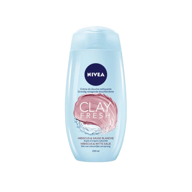 Nivea Douche Clay Hibiscus & Witte salie