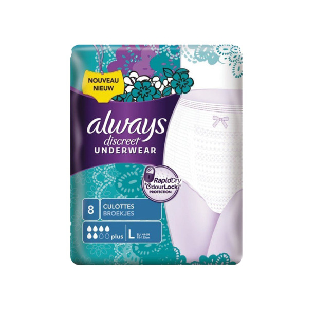 Always Discreet Pants Plus Large (4 x 8 stuks)