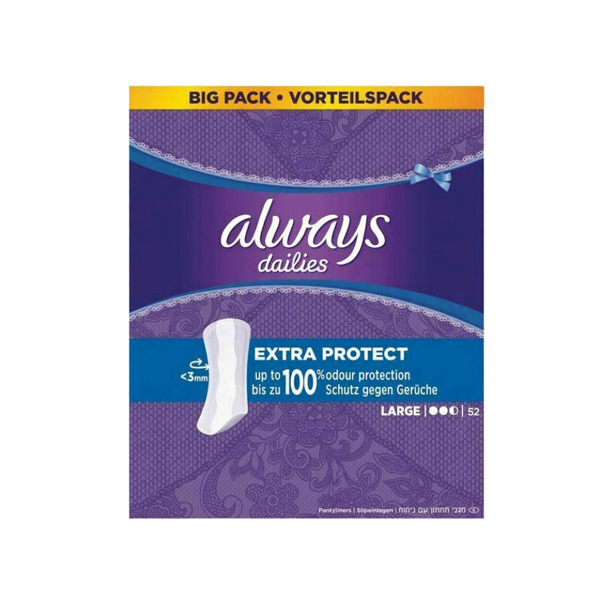 Always - Dailies Extra Protect Large Inlegkruisjes