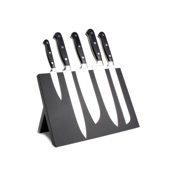 Salt & Pepper Messenblokset 6-delig zwart Blade
