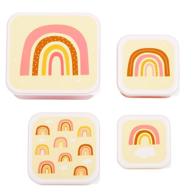 Lunch & Snack Box Set Rainbows