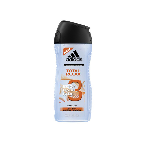 Adidas - Men Douchegel Total Relax Ginger 3in1 (6 x 250ml)