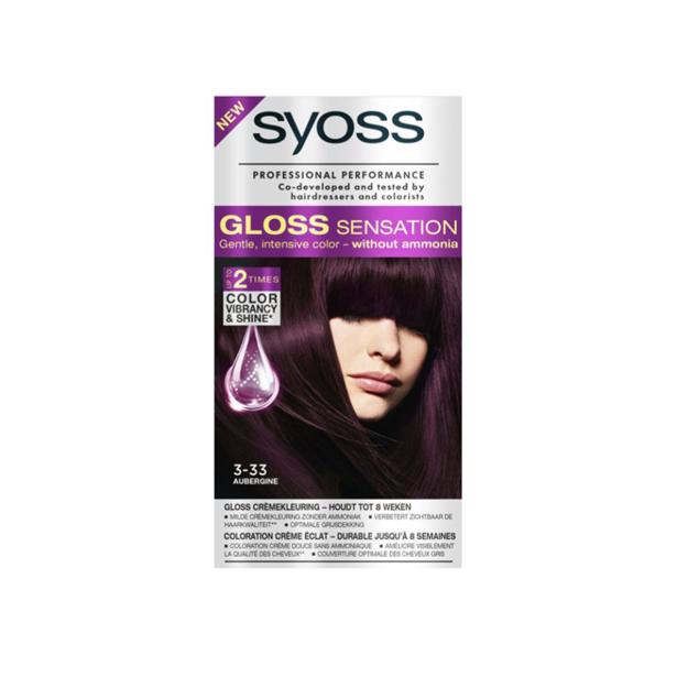 Syoss Aubergine Gloss Sensation 3-33