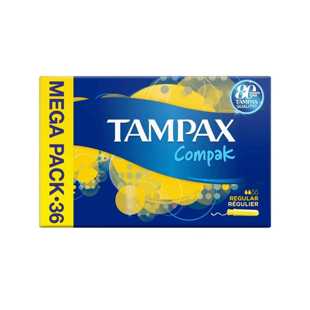 Tampax Compak Regular (3 x 36 stuks)