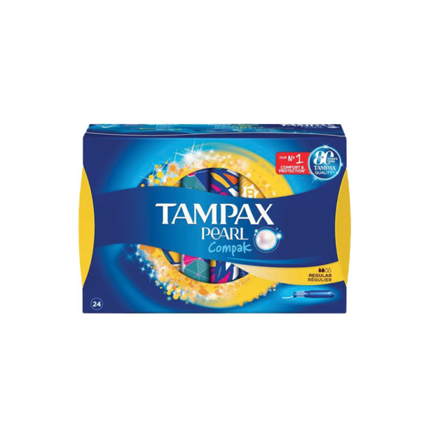 Tampax Compak Pearl Regular Tampons