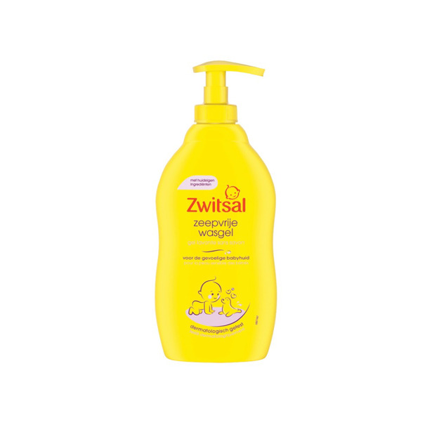 Zwitsal - Zeepvrije Wasgel met pomp (6 x 400ml)