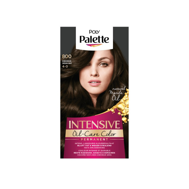 Schwarzkopf Poly Palette Intensive Cream Color Permanent 800 Donkerbruin