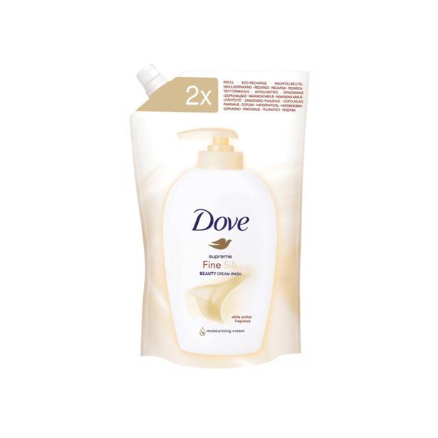 Dove Handzeep Fine Silk navulling 500ml