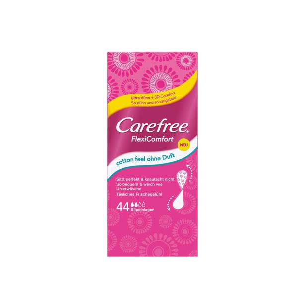 Carefree FlexiComfort Pantyliners Cotton Feel Geurloos Normal