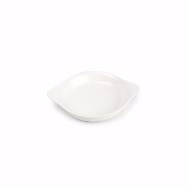 BonBistro Ovenschaal 15/19xH3cm wit Flavor (Set van 8)