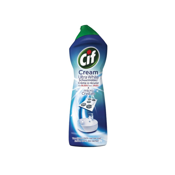 Cif - Cream Ultra White Micro Crystals (8 x 750ml)