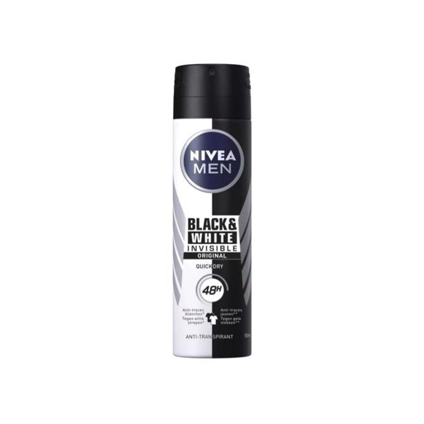 Nivea Men Deodorant Invisible Black & White orginal