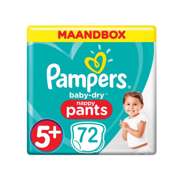 BoxDelivery - Pampers Baby Nappy Pants 5+ (72 stuks) - Gratis verzending