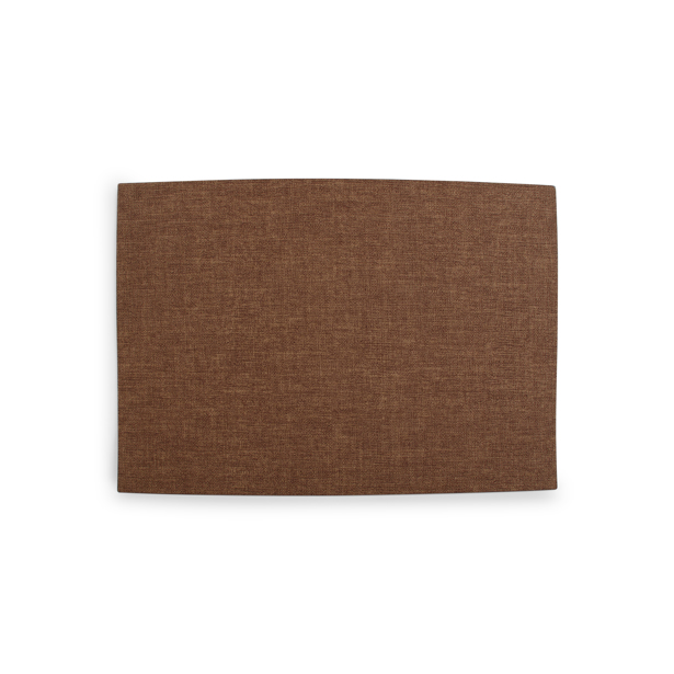 S|P Collection Placemat 43x30cm cognac fabric look Dinner (Set van 4)