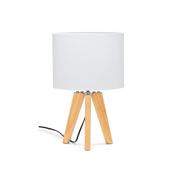 Salt & Pepper Schemerlamp 42cm hout wit Mood