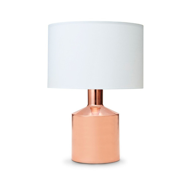 Salt & Pepper Schemerlamp 58cm ronde voet rosé goud Mood