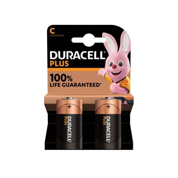 Duracell Plus Power C 2-pack