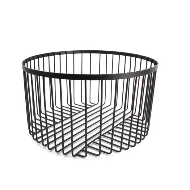 Salt & Pepper Draadmand 30xH16cm zwart Mazy