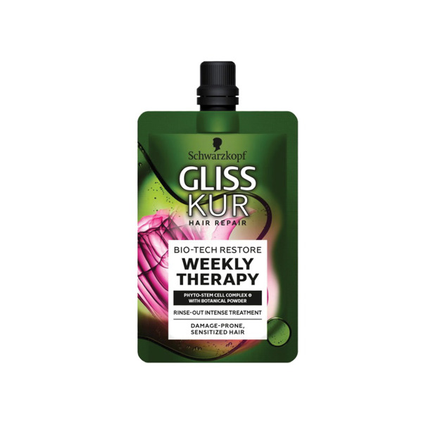 Gliss Kur - Weekly Therapy Treatment Bio-Tech Restore 50ml