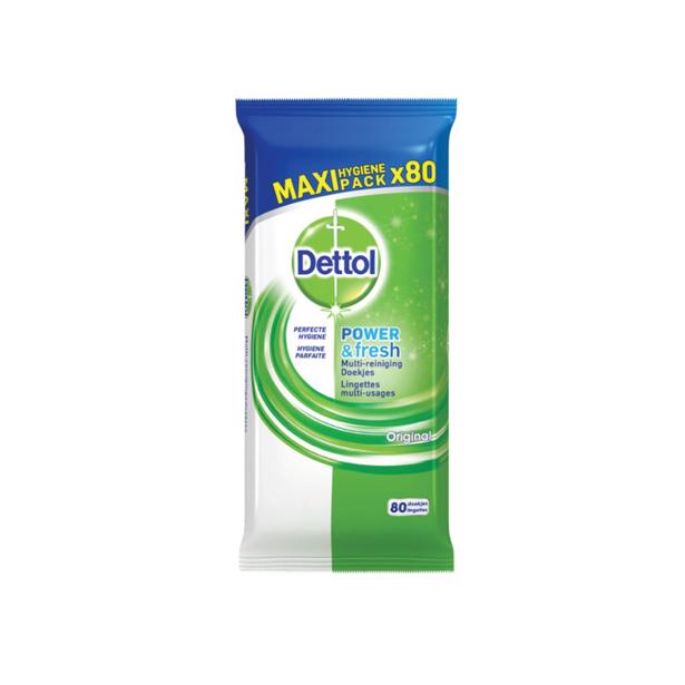 Dettol Dettol Power & Fresh Multi-reinigingsdoekjes Original