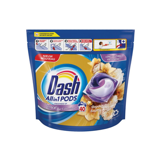 Dash - All in 1 Pods Gouden Orchidee (3 x 40 pods) 