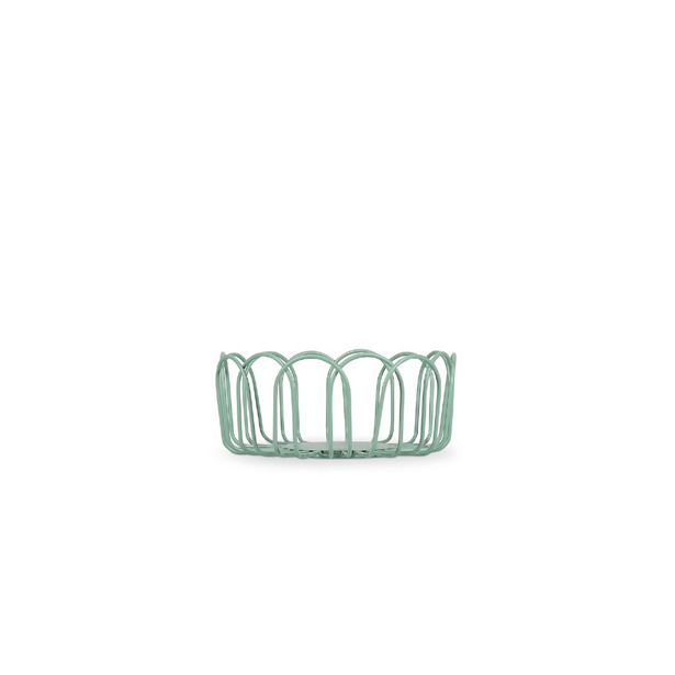 ONA - Draadmand 16xH7cm groen Flores