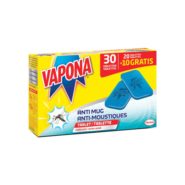 Vapona Anti mug Navullingen Tabletten