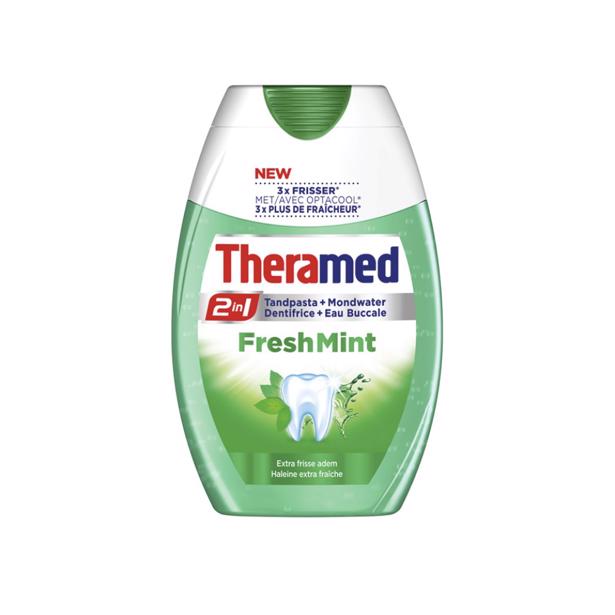 Theramed 2 in 1 Fresh Mint in voordeelverpakking!