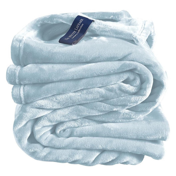 De Witte Lietaer Plaid Cosy Ice Blue