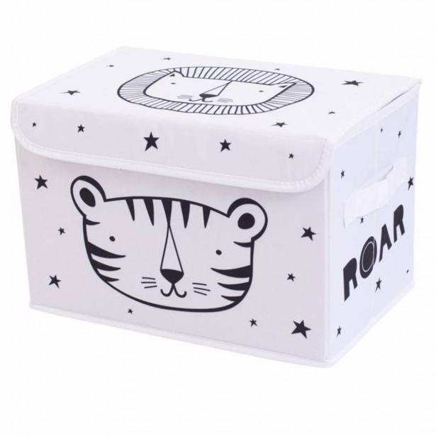 A Little Lovely Company - Pop Up Storage Box Roar 38x24,5x23,5cm