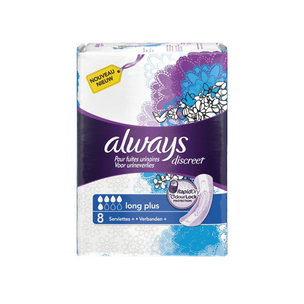 Always Discreet Maandverband Long Plus