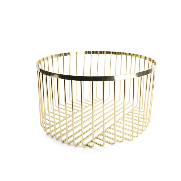 Salt & Pepper Draadmand 30xH16cm goud Mazy