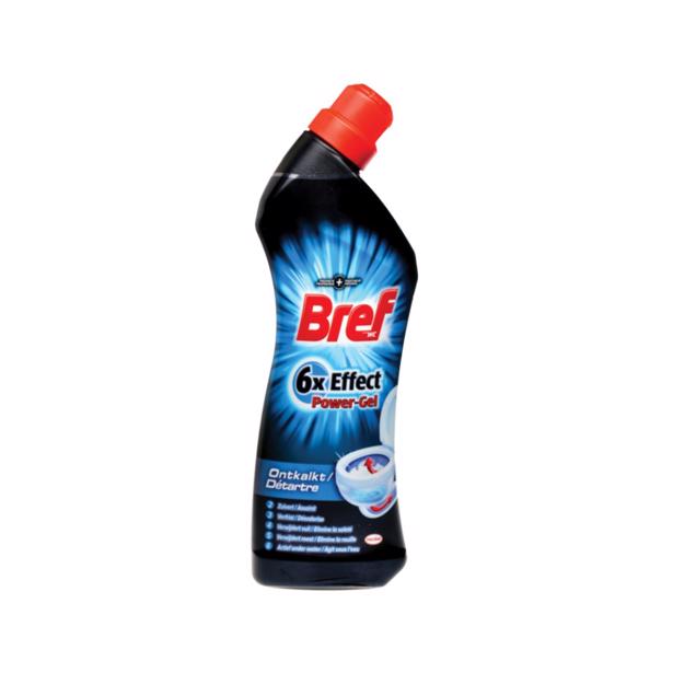 Bref WC 6 x Effect Power-Gel ontkalkt