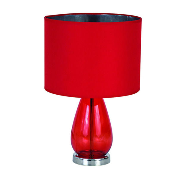 Salt & Pepper Schemerlamp 38cm glas rood Mood