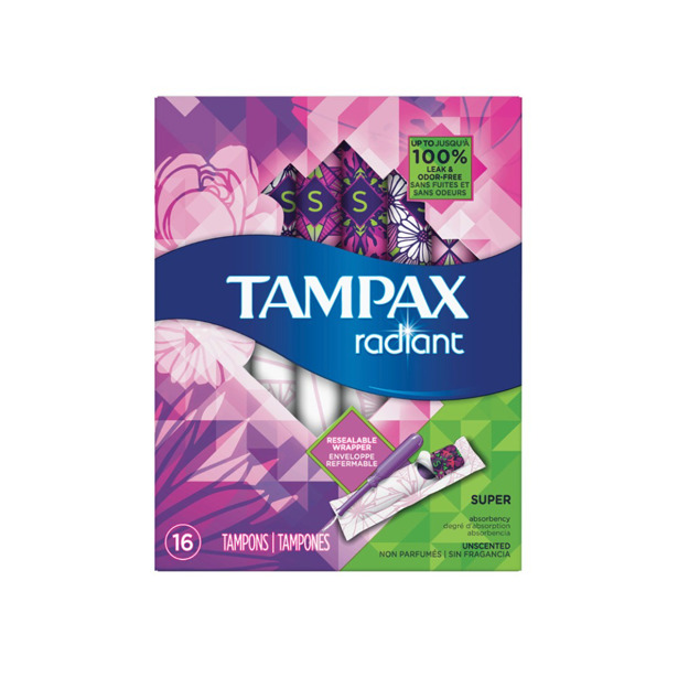 Tampax Radiant Tampons Super