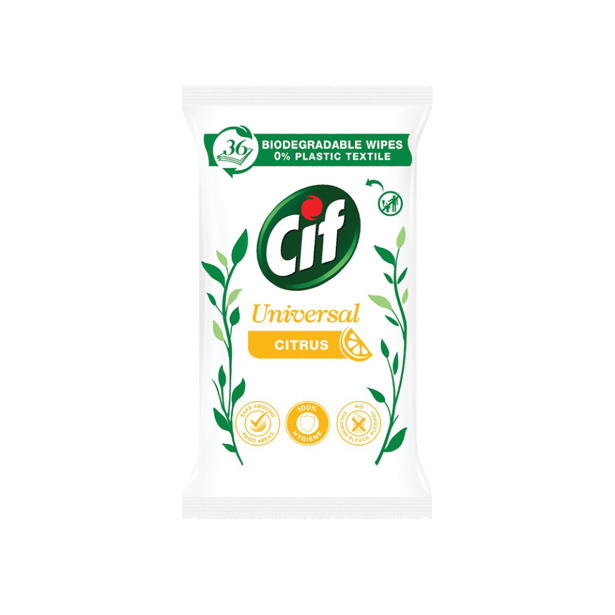 Cif - Reinigingsdoekjes Universal Citrus (12 x 36 doekjes)