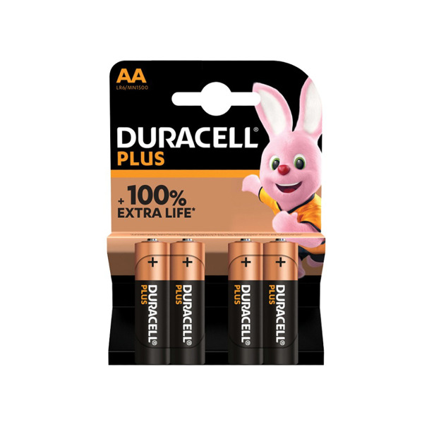 Duracell - Plus Power AA 4-Pack