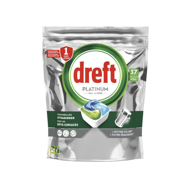 Dreft Platinum All-in-One Original Vaatwastabletten