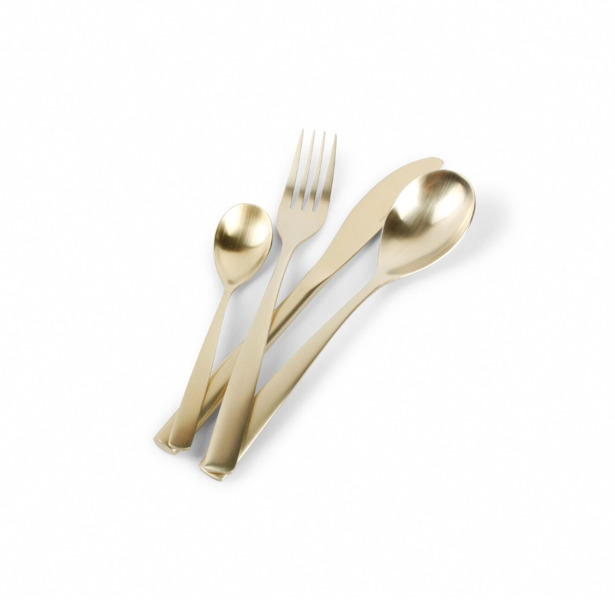 Salt & Pepper Bestekset 24-delig mat champagne Prestige