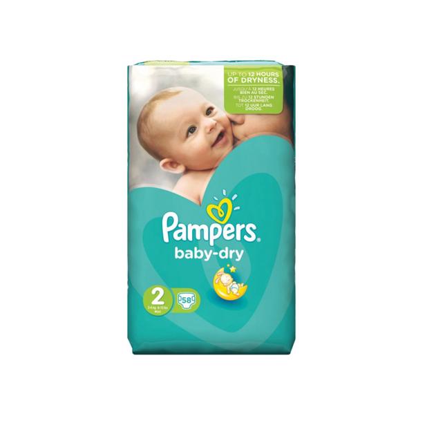 Pampers Baby Dry 2 in voordeelverpakking!
