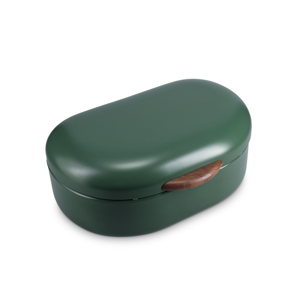 Salt & Pepper - Broodtrommel 40x29xH19,5cm groen Crust