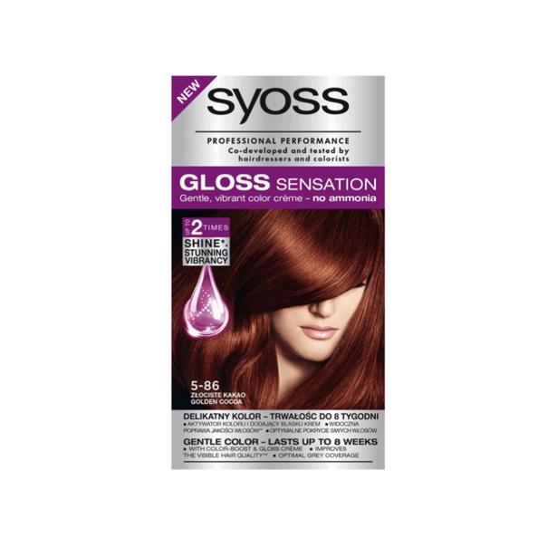 Syoss Goud Cacaobruin Gloss Sensation 5-86