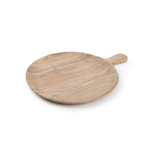 Wood & Food Serveerplank 25cm met greep acacia Palla