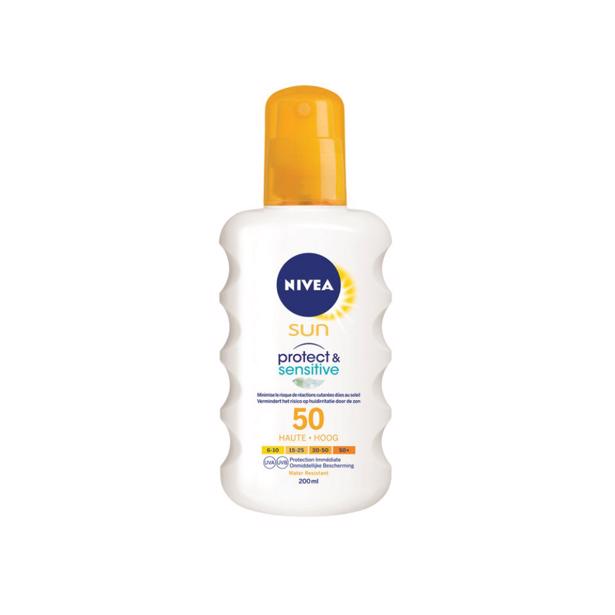 Nivea Sun Protect & Sensitive SPF 50 Zonnespray