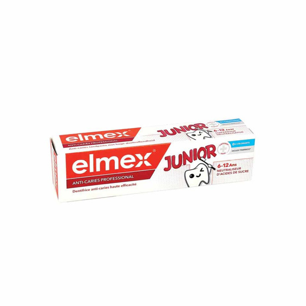 Elmex - Junior Tandpasta Anti-Caries Professional 6-12 jaar (12 x 75ml)