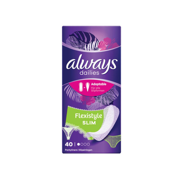 Always - Dailies Flexistyle Inlegkruisjes Slim (14 x 40 stuks)