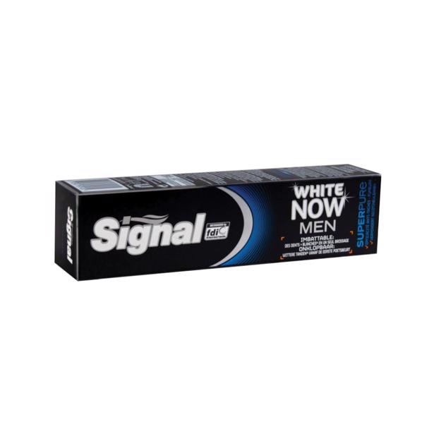 Streng alarm Syge person BoxDelivery - Signal Tandpasta Men White Now Super Pure - Gratis verzending  ✓