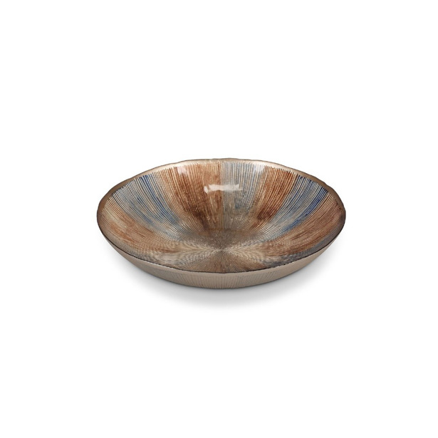 S|P Collection - Sierschaal 33xH6cm glas autumn Cosmo